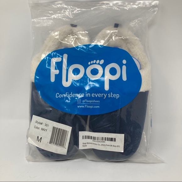 Floopi Womens Fur Lined Clog Slipper W/Memory Foam - Picture 12 of 12